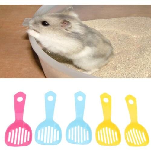 5pcs Hamster Pooper Scooper Shovel Toilet Bathroom Loo Litter Tray Spoon Sand