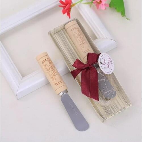 50pcs lot Wholesale butter knife bridal shower giveaways birthday return gifts anniversary souvenir Wedding favors