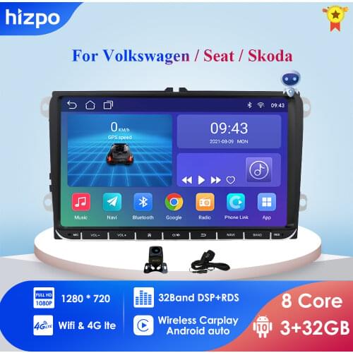 2 Din Android 4G Car radio GPS Navigation For VW Passat B6 amarok volkswagen Jetta T5Skoda Octavia 2 superb2 golf 5 6 Multimedia