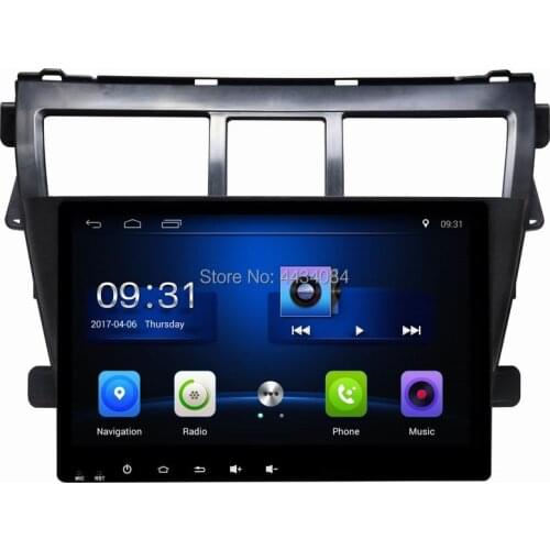 Ouchuangbo car audio multimedia stereo gps nav for Vios yaris 2009-2012 support 4 core wifi SWC USB video android 8.1