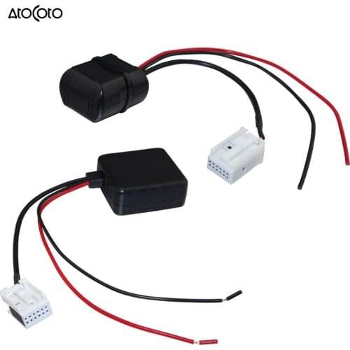 Car Bluetooth Module for VW RCD210 RCD310 RCD510 Radio Stereo Aux Cable Adapter with Filter Wireless Audio Input