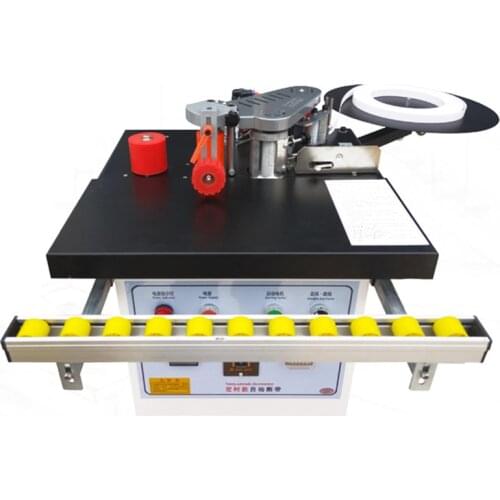 Woodworking Edge Banding Machine Manual Edge Bander Double Gluing Adjustable Speed