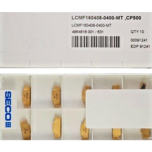 ORIGINAL 10PCS CARBIDE INSERT LCMF 160408-0400-MT,CP500