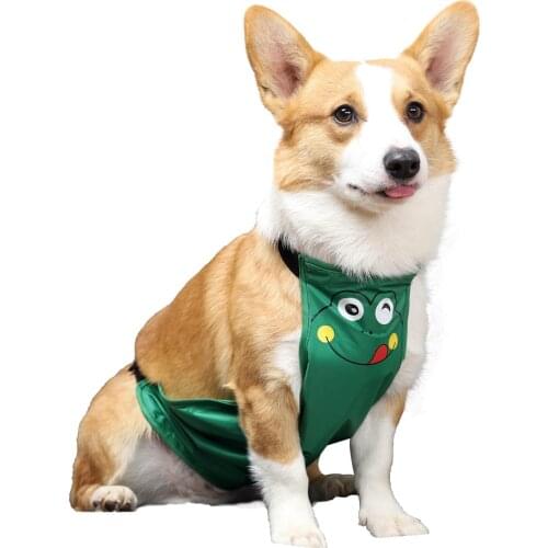 Cute Pet Clothes Waterproof Dog Bellyband For Corgi Dachshund Dirt-Proof Protective Pet Clothing For Short Leg Dogs Pet Supplies
