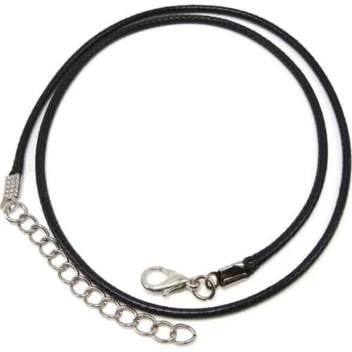 Trendy Necklace Jewelry DIY Making KIT String Cords With Clasp 10 PCS Suede Leather