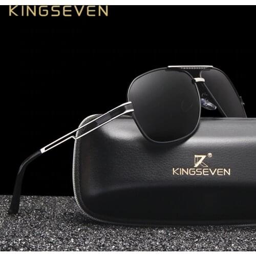 KINGSEVEN Brand Classic Polarized Sunglasses Men Driving Eyewear Sun Glasses Fashion Travel Male Glasses Oculos Gafas
