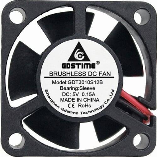 Wholesale Gdstime 30x30x10mm Sleeve DC 100PCS 3CM Dupont 2Pin Brushless Cooling Fan 5V