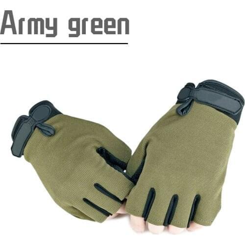 Men Tactical Cycling Gloves Half Finger Bicycle Gloves for Bicycles Anti-skid Soft Breathable Cycling Mittens Fitness Sports