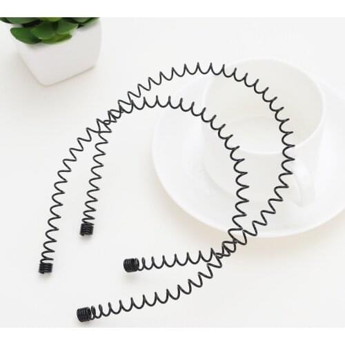 5PC black Headband Hair Clip Invisible Men Women Metal Black Hair Band Girls Hair Jewelry Headwear Accessories Fashion Style