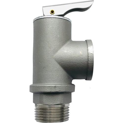10Bar A502 AETV Safety Valve Inox Pressure Relief Valve Pressure Reducing Relief Valve for Boiler Gas Cylinder Cooker Water Heat