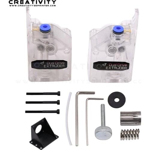 Transparent BMG Extruder Dual Drive Extruder upgrade Bowden extruder 1.75mm filament for 3d printer CR10 Ender 3 3D Printer Part