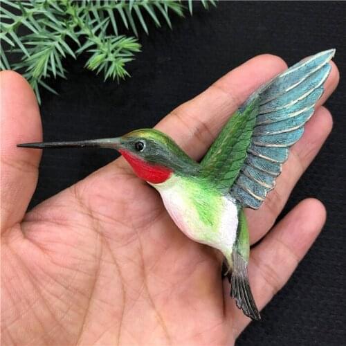 QIQIPP Creative magnet refrigerator magnet export foreign trade animal bird resin suction decorative magnet hummingbird