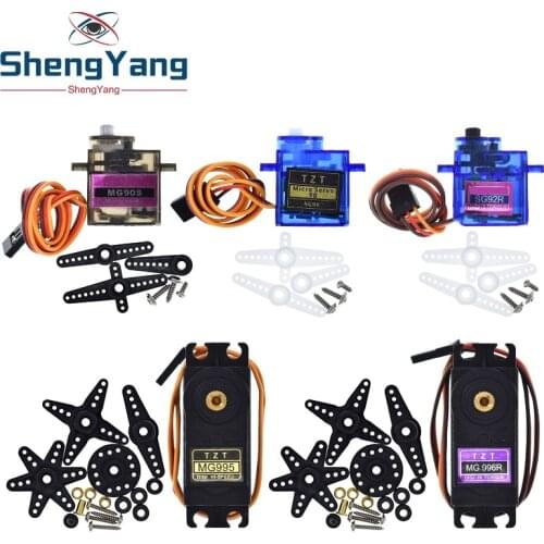 SG90 SG02R MG90S MG995 MG996 Servo Metal Gear for Model Helicopter Boat For Arduino UNO DIY Mechanical Arm MG946R MG996R