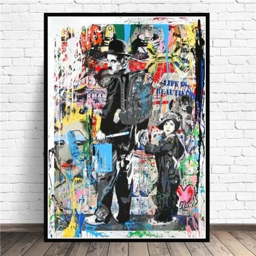 Modern Graffiti Art Canvas Paintings On the Wall Art Posters And Prints Abstract Street Art Pictures Home Wall Decoration Cuadro