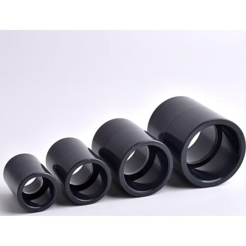 Inner Diameter 20~63mm UPVC Pipe Straight Connector Irrigation System Hydroponics Planting Frame Plastic Socket Joint