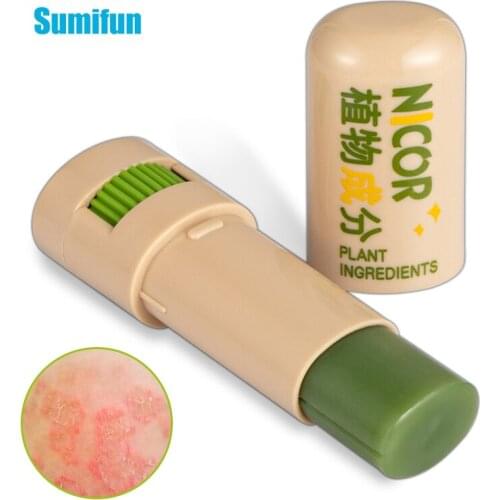 1pcs Nasal Essential Inhaler Cold Cool Rhinitis Mint Stick Plant Lithospermum Cream Herbal Refresh Anti-itching Plaster C2599