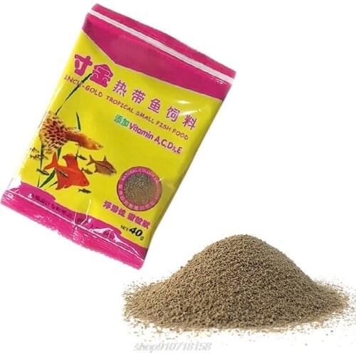 1 Bag Package Of Feeding Food Tropical Fish Feed 40g D23 20 Dropshipping