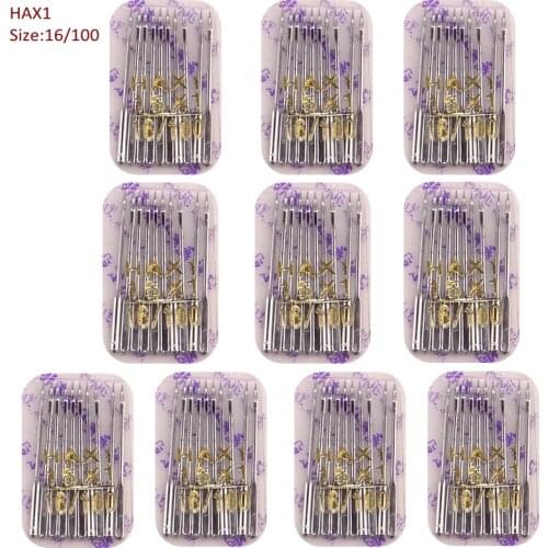 100pcs sewing needles size 16# HAX1 for brother butterfly flyingman Janome singer feiyue toyata domestic machine