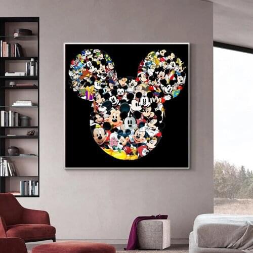 Diamond Painting Disney Anime Mickey Diamond Art Embroidery Full Round Square Drill Mosaic Picture Of Rhinestone Home Decor