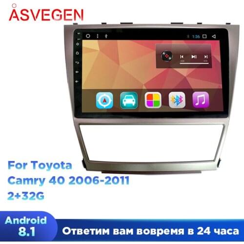 Asvegen 10.1" For Toyota Camry 2006-2011 Car DVD With GPS 3G 4G WIFI BT Radio Stereo Navi Multimedia Player
