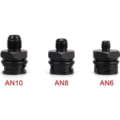 For LEXUS LSX LS1/LS6/LS2/LS3/LS7 Billet Aluminum Black Valve Cover Oil Cap w/ -10 AN /8 AN/6 AN Fitting Breather