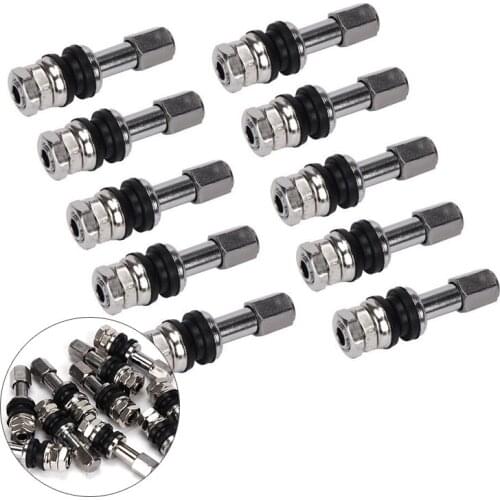 JX-LCLYL 10PCS Aluminum Alloy Motorcycle Car Tubeless Wheel Tire Valve Stem Bolt-in