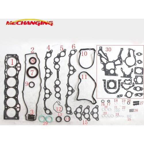1GE 1GEU For TOYOTA SOARER CROWN 2.0V Engine Rebuilding Kits FULL SET Engine Parts Engine Gasket 04111-70016