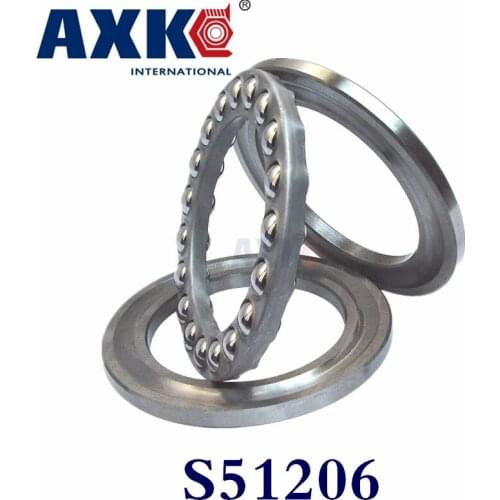 2018 Top Fashion Rushed S51206 30x52x16mm 30*52*16mm Thrust Ball Bearing 51206 S51206 stainless steel for 30mms shaft