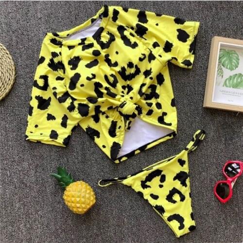Hot Leopard Bikini Women Swimsuit 2020 Sexy Bikini Sets Two-pieces Swimwear Biquini Bathing Suit Maillot De Bain Dropshipping