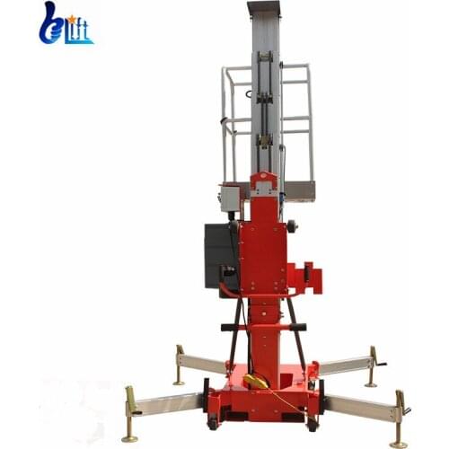 12M Small Hydraulic Construction Lifter Electric Man Lift