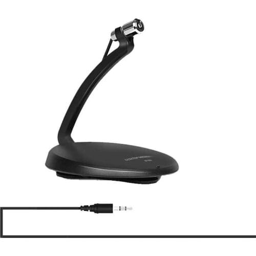 Desktop Tie Clip Condenser Microphone， Adjustable Laptop Computer ，Mini Microphone USB Professional Gaming Condenser Microphone