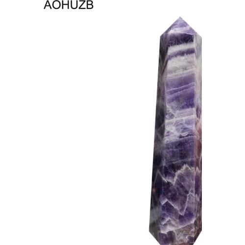 Natural Crystals Quartz High Quality Dream Amethyst Stone Points Tower Energy Reiki Healing Room Home Office Decoration Gemstone