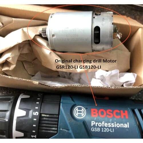 Original lithium battery charging drill accessories DC Motor GSR120-LI GSB120-LI DC 12V 13T gear -8520SF
