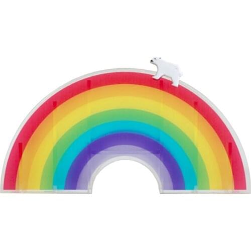 Rainbow Home Office Stationery Storage Box Pen Holder Storage Rack Rainbow Organizers