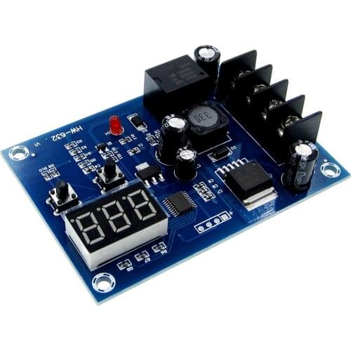 XH-M603 Charging Control Module Digital LED Display Storage Lithium Battery Charger Control Switch Protection Board 12-24V