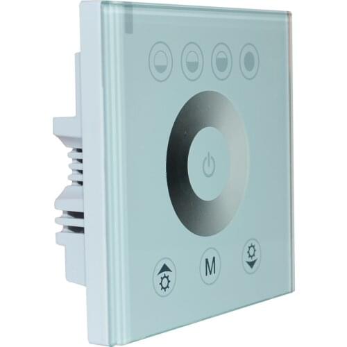 Glass Wall Embedded Touch Dimmer Switch LED Controller for Monochrome LED Lamp