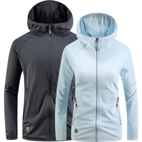 Camping Sun Protection Coats Men Women Windbreaker Breathable Ice-cool Quick Dry Outdoor Clothes Fishing Running Hiking Jacket