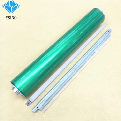 1Set X Bizhub C6501 Drum Lubricant Wax Bar+Cleaning Blade+OPC Drum For Konica Minolta Pro C5500 C5501 C6000 C6500 C6501 C7000