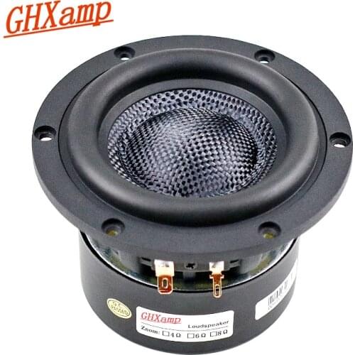 High-end 4 Inch Subwoofer Woofer Speaker HIFI 4OHM Bass Loudspeaker Fiberglass Cone Low Frequency 40W 80W Home Audio Unit 1PC