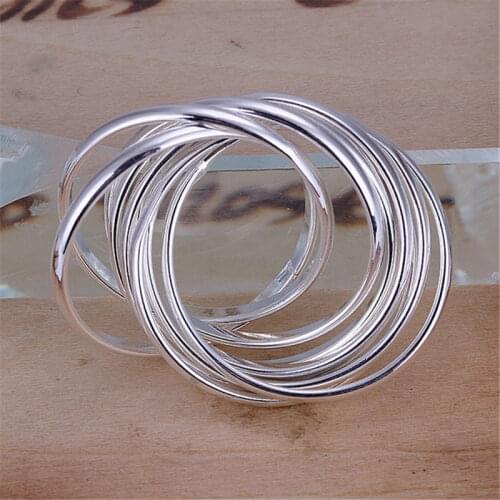 YITING Women's Silver Rings