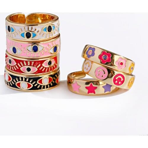 YVIESIO JEWELRY ACCESSORIES Eternity Rings