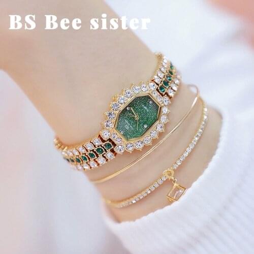 Women Watches luxury brand 2018 Elegant Diamond Woman Watch Rhinestone Lady Wrist Watches Small Clock Women Reloj Mujer 2019