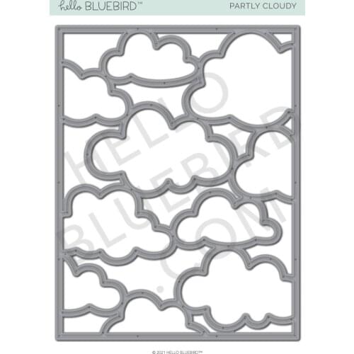 2021 AliliArts Metal Cutting Dies Partly Cloudy diy Scrapbooking Photo Album Decorative Embossing PaperCard Crafts Die