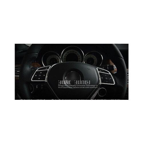 For Benz GLA X156/CLA W117 2015-2013 Aluminum Steering Wheel Frames Cover Trim