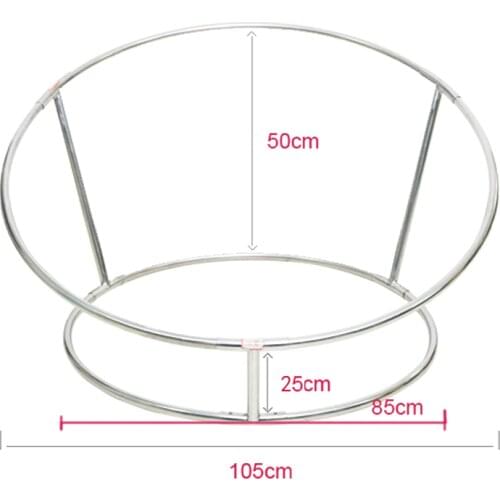 Beanbag Posing Steel Frame Sofa Bebe Accessoires Photography Posing Nest Round Shelf + 6pcs Clips Newborn Photography Props