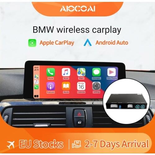Wireless Apple CarPlay Android Auto Interface Box for BMW E60 E70 E71 E84 F01 F02 F10 F11 F20 F25 F26 F30 F31 NBT CIC System