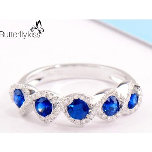Кольца с сапфирами Butterflykiss China At AliExpress