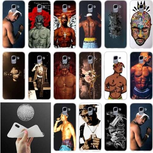 Phone case Cover 2Pac Tupac Amaru Shakur Makaveli FOR Coque Samsung Galaxy J6 J4 J8 J7 2018 Plus J3 J5 J7 Prime Pro 2017 2016