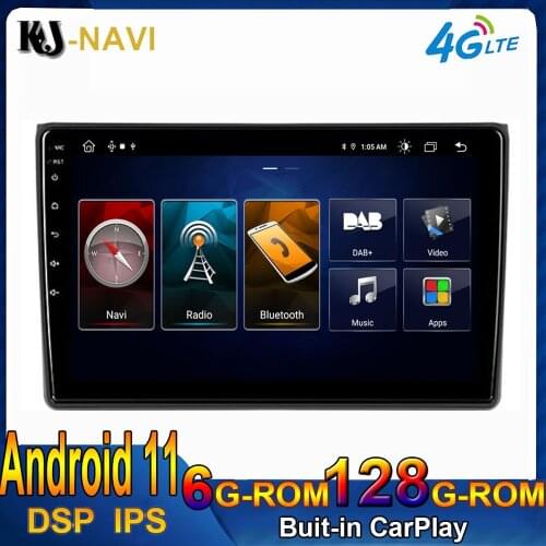 For Audi A4 2 3 B6 B7 2000 - 2009 S4 2002 - 2008 RS4 2005 - 2009 Android 11.0 Car Player Video Navigation Multimedia GPS 9 Inch