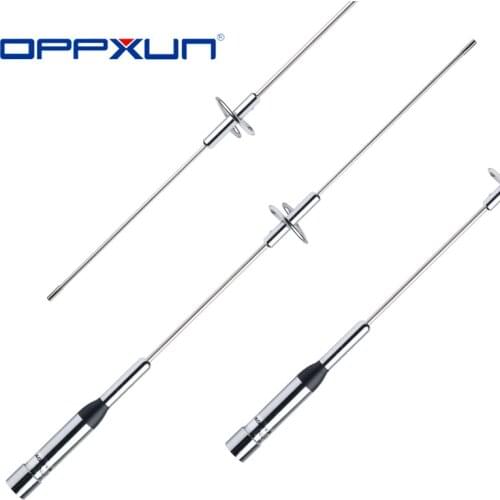 OPPXUN Antenna NL-770S PL259 Connector Dual Band UV 144/430MHz 150W 2.15/3.0dBi Ham Walkie Talkie Antenna SL16/UHF-J/M Type